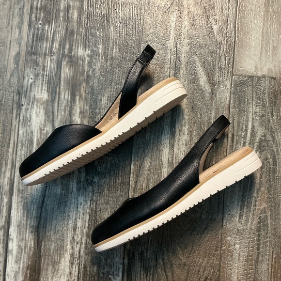 SOUL Naturalizer Black Slingback Flats Size 9 Wide - Picture 5 of 12